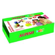 Alpino baby 4 цвета x 40 мл + штампы и скатерть Alpino (Альпино)
