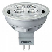 Лампа светодиодная MASTER LEDspot LV 4.2-35W GU5.3 WW 2700 12V MR16 24D |  код. 929000250408 |  PHILIPS