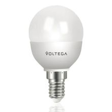 Voltega Лампа светодиодная Voltega E14 5.4W 4000К шар матовый VG4-G2E14cold5W 5748 ID - 234509