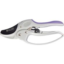 Секатор, 200 мм, пружина возвратная, храповый механизм, тефлоновое покрытие, металлические обрезиненные ручки Palisad 60560