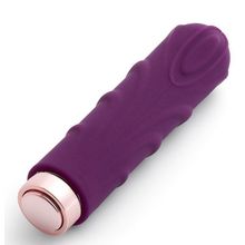 Фиолетовая вибропуля Love Sexy Silky Touch Vibrator - 9,4 см. (фиолетовый)