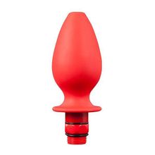 NMC Красная насадка для душа HYDROBLAST 4INCH BUTTPLUG SHAPE DOUCHE - 10,2 см. (красный)