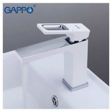 G1017-8 Смеситель для раковины GAPPO Белый хром