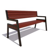 Скамейка уличная «ДУБНА» (1,2м)