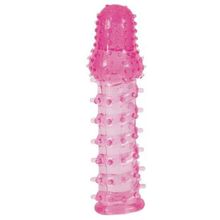 ToyFa Розовая насадка с нежными шипами - 13,5 см. (розовый)