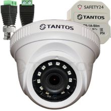 Tantos ✔ Комплект видеокамеры HD Tantos TSc-E2Hdf + TS-1A-Slim + разъемы