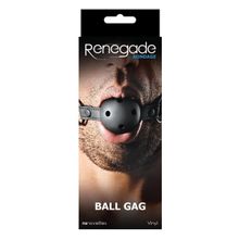 NS Novelties Чёрный кляп-шар с отверстиями для воздуха Renegade Bondage Ball Gag (черный)