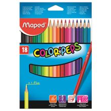 Карандаши MAPED 183218 COLORPEPS 18 цв