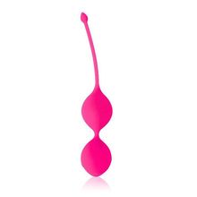Розовые вагинальные шарики Cosmo с хвостиком (136322)