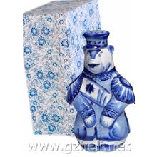 Штоф "Медведь". Гжельский фарфор. арт. 1598