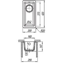 Мойка Florentina Вега-160