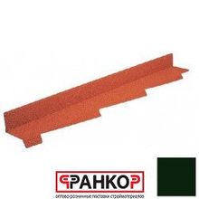 Планка примыкания левая Decra Classic L=1250 (1110*) мм Хвойный лес