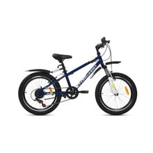 Подростковый горный (MTB) велосипед Unit 20 2.2 темно-синий белый 10,5" рама (2021)