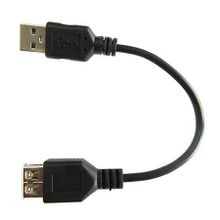 Кабель удлинитель USB 2.0 Am=>Af - 0.15 м, Dialog (HC-A5901) (CU-0102)