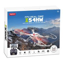 Радиоуправляемый белый квадрокоптер Syma X54HW с WIFI камерой и барометром - X54HW