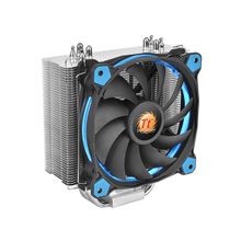 Охладитель Thermaltake   CL-P022-AL12BU-A   Riing Silent 12 (4пин, 775   1155   1366   2011   AM2-FM1, 19дБ, 500-1400 об   мин, Al+тепл.труб)