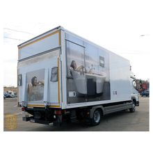 Mercedes Atego 822L, фургон - гидролифт, 2011г., высокая кабина, макс. комплектация