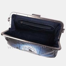 Alexander TS Клатч темно-синий с черным котом Полуночник