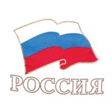 Футболка Россия с флагом