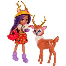 Enchantimals Mattel Enchantimals FDG01 Набор из двух кукол с любимыми зверюшками FDG01