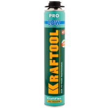 Пена KRAFTOOL KRAFTFLEX PREMIUM PRO LOW профессиональная, монтажная, пистолетная, всесезонная, 800мл