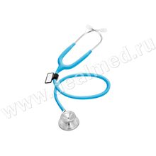 Облегченный стетоскоп Acoustica Deluxe (голубой), MDF, Китай