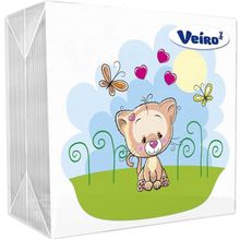 Veiro 20 салфеток в пачке свеча
