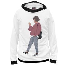 Худи Я-МАЙКА Девушка с сумкой