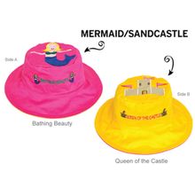 Luvali Панама Flapjackkids Русалка Замок (Mermaid Sandcastle LUV0107S) S (0,5-2). Арт. 39400 39400