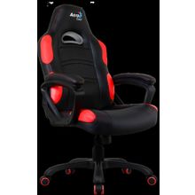 Кресло для геймера Aerocool AC80C AIR-BR , черно-красное, с перфорацией