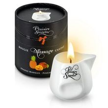 Plaisir Secret Массажная свеча с ароматом манго и ананаса Bougie de Massage Ananas Mangue - 80 мл.