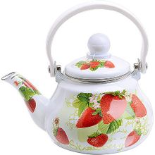 30582 Заварник Эмаль сито 800мл Клубника MB (х24) (30582)