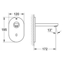 Смеситель Grohe Euroeco Cosmopolitan E для раковины, 36273000