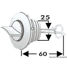 Osculati Водоотлив с пробкой, 18.346.10