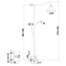 Душевая система Lemark Villa (LM4860B)