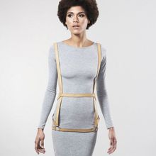 Бежевая упряжь ARROW DRESS HARNESS бежевый