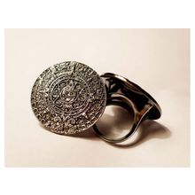 Кольцо серебряное calendar (календарь)