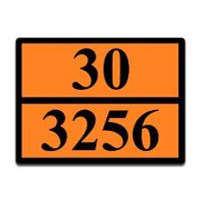 Оранжевая табличка опасный груз 30-3256 (мазут)