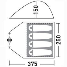 Палатка Greenell Керри 4 V3 (коричневый)