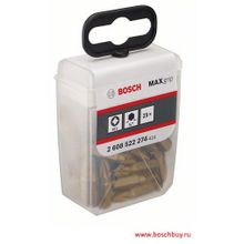 Bosch Набор бит TicTac Box Max Grip 1 4 25 мм (25 шт.) (2608522274 , 2.608.522.274)
