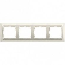 Рамка 4 поста 82, слоновая кость |  код. 82740-31 |  Simon