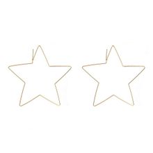 Серьги-кольца "Звёзды" (арт. 80955-2)