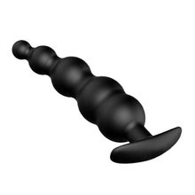 Baile Анальный стимулятор в виде ёлочки - 11,8 см. (черный)
