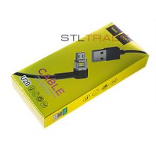 Data кабель USB HOCO U20 L shape Magnetic micro usb черный