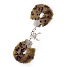 Dream Toys Леопардовые наручники METAL HANDCUFF WITH PLUSH LEOPARD (леопард)