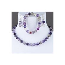 Бусики-Колечки Комплект Флюорит "Классика 10" арт. КМП182