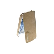 Футляр-книга Borofone Shark leather case для iPhone 5 светло-коричневый