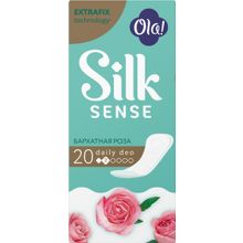 Ola! Silk Sense Daily Deo Бархатная Роза 20 прокладок в пачке