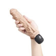 PowerCocks Телесный вибратор-реалистик 8  Girthy Realistic Vibrator - 24,5 см. (телесный)