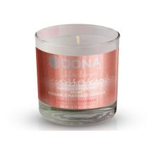 Массажная свеча DONA Vanilla Buttercream с ароматом ванильного крема - 135 гр.